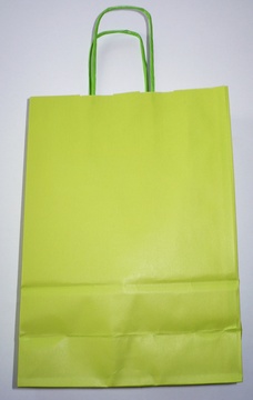 Darčeková papierová taška zelená