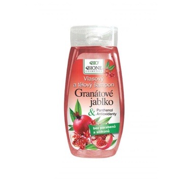 Vlasový a telový šampón Granátové jablko Bione Cosmetics