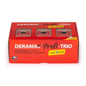 Plašič kún a hlodavcov - súprava 3 ks plačišov Deramax-Profi-Trio a príslušenstvo