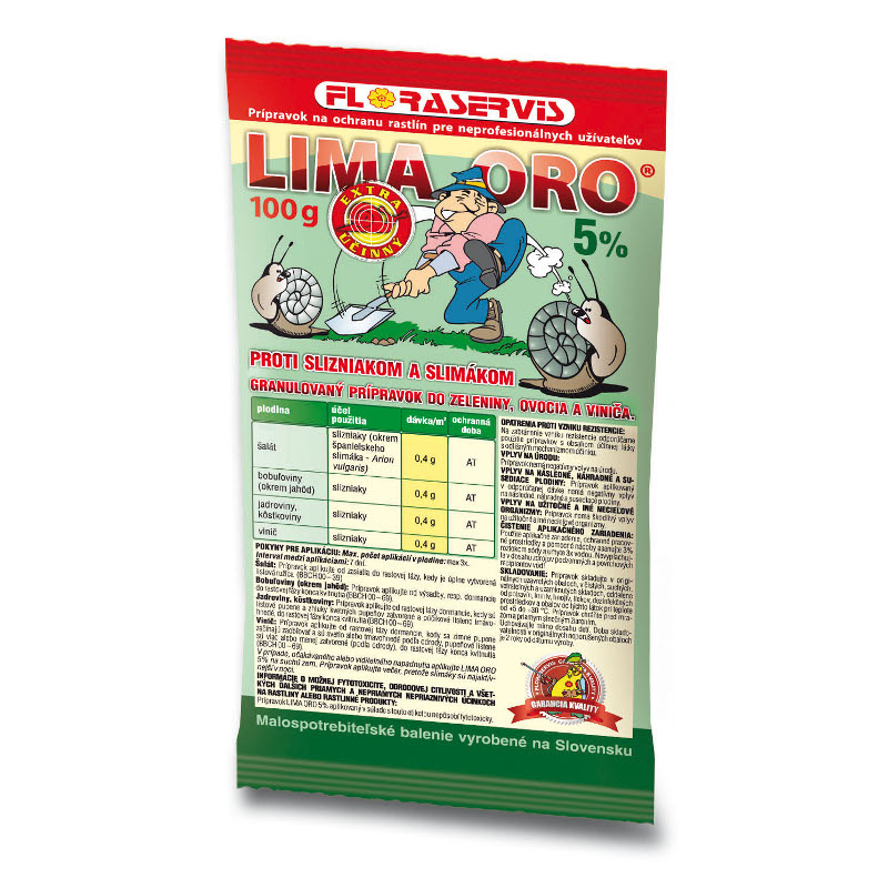 LIMA ORO -  na slimáky a medvedíky 100g