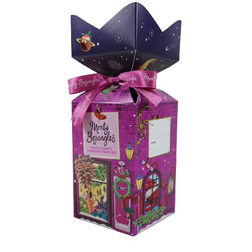 Čokoládové truffle sypané kakaom Monty Bojangels 130 g
