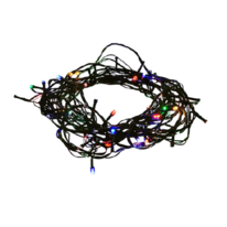 LED vonkajšia vianočná reťaz, 100LED, 10 m, viacfarebná