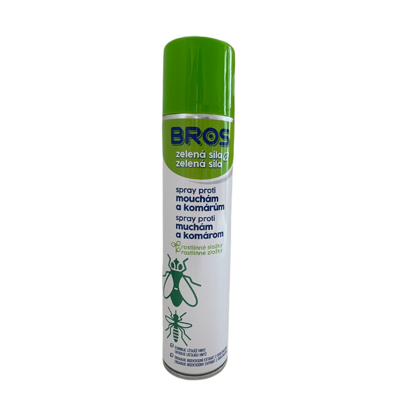 BROS - zelená sila sprej proti muchám a komárom 300 ml