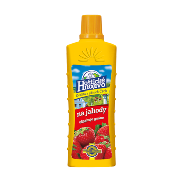 Hoštické hnojivo na jahody s guánom 500 ml