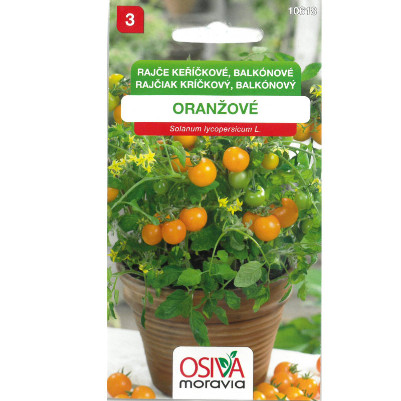 Paradajka kríčková balkónová oranžová