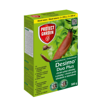 Desimo Duo Plus chráni pred slimákmi a sliziakmi