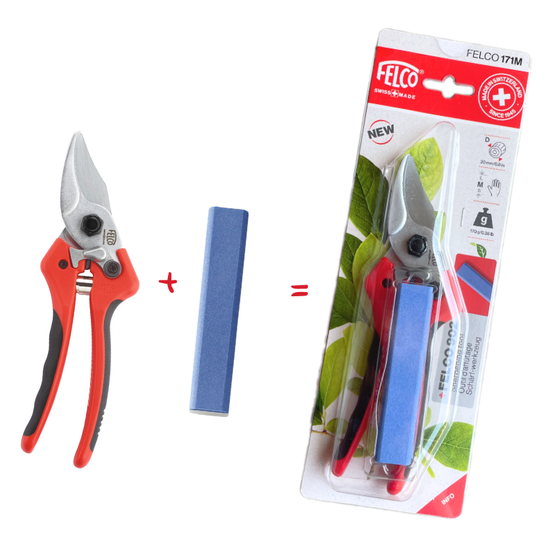 Nožnice FELCO 171M + brúsok FELCO 902 Darčeková sada