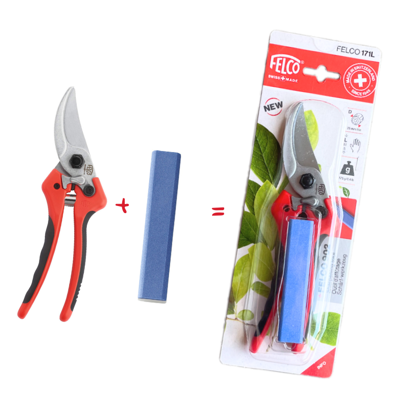 Nožnice FELCO 171L + brúsok FELCO 902 Darčeková sada