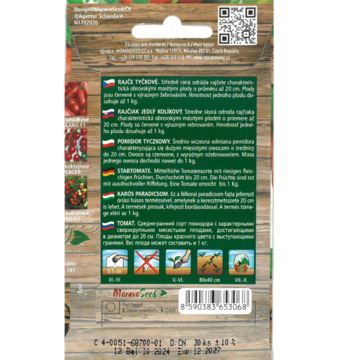 Paradajka kolíková obria BRUTUS