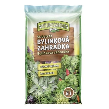 Substrát pre bylinky 5 l  - Bylinková záhradka