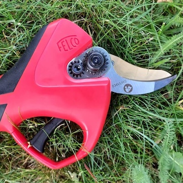 FELCO 834V LH elektrické nožnice pre ľavú ruku