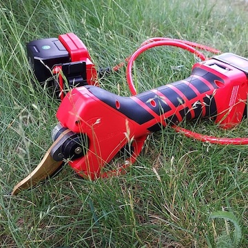 FELCO 834V LH elektrické nožnice pre ľavú ruku