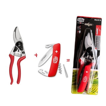 Nožnice FELCO 8 + švajčiarsky nôž FELCO 503 Darčeková sada