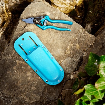 Nožnice FELCO 6 Electric Blue + púzdro FELCO 910 Electric Blue