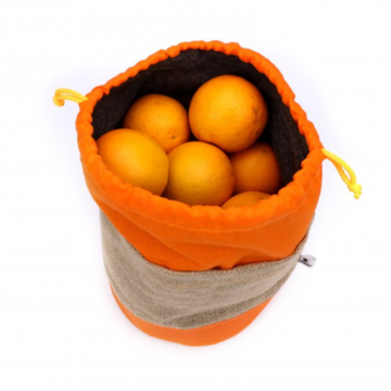 ZEMBAG na ovocie alebo zeleninu oranžový