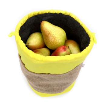 ZEMBAG na ovocie alebo zeleninu žltý