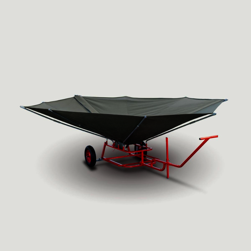 Zberač striasaného ovocia, priemer 4,0 m, bez ventilátora